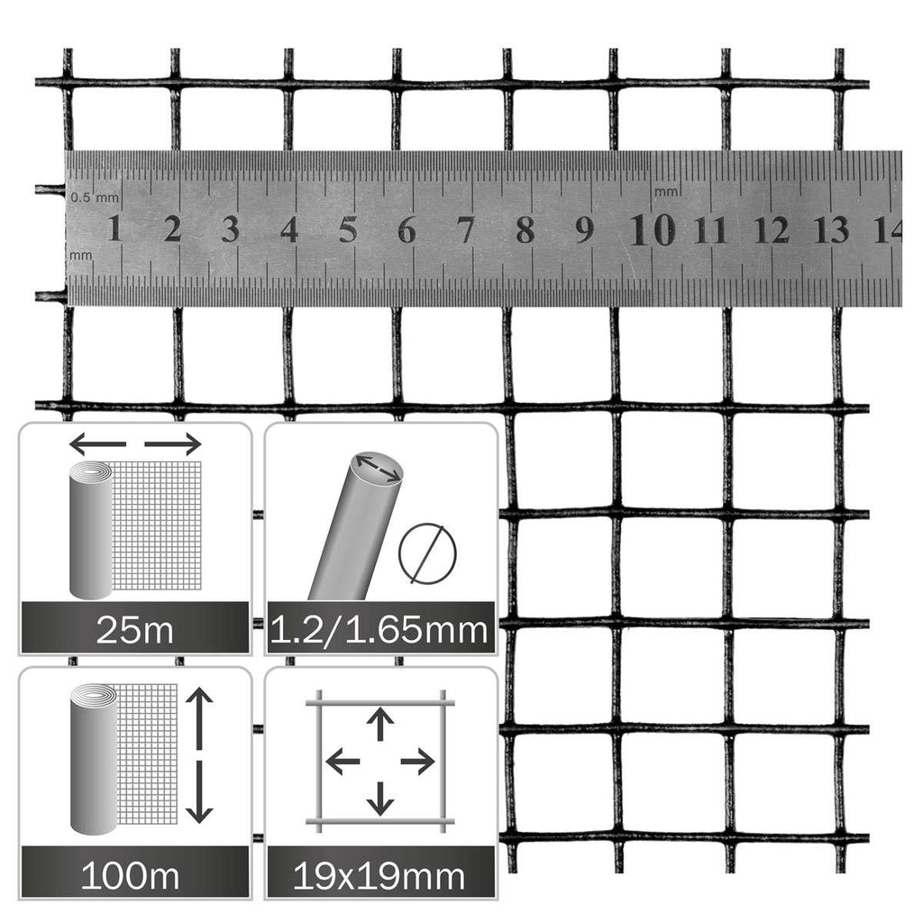 Maschendraht 25m x 1m